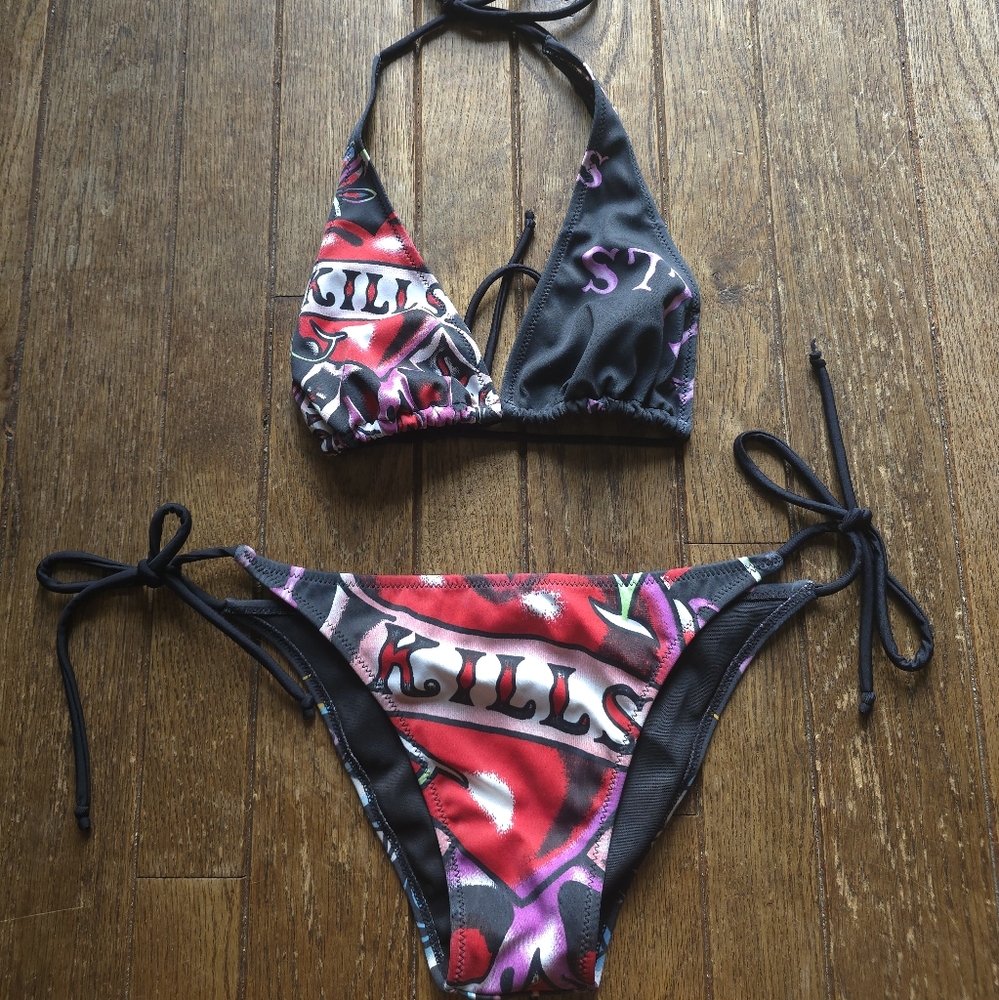 Vintage Y2K Ed Hardy bikini NWOT